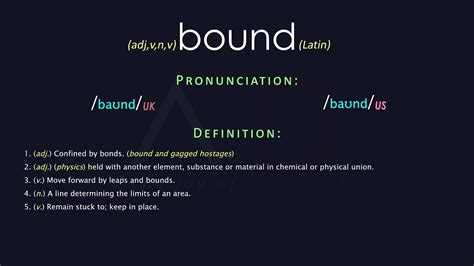 meaning of bound